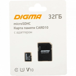 Флеш (Flash) карты Digma CARD10 DGFCA032A01 (32 ГБ)