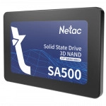 Внутренний жесткий диск Netac SA500 [NT01SA500-128-S3X] (SSD (твердотельные), 128 ГБ, 2.5 дюйма, SATA)