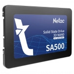 Внутренний жесткий диск Netac SA500 [NT01SA500-128-S3X] (SSD (твердотельные), 128 ГБ, 2.5 дюйма, SATA)