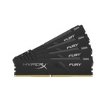 ОЗУ Kingston HyperX Fury HX434C16FB3K4/64 DIMM DDR4 (Kit 4 x 16 GB) (DIMM, DDR4, 64 Гб (4 х 16 Гб), 3466 МГц)