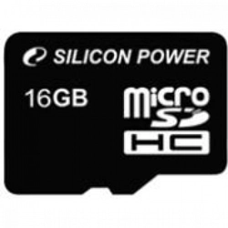 Флеш (Flash) карты Silicon Power 16GB Silicon Power microSDHC Class 10 SP016GBSTH010V10 (16 ГБ)