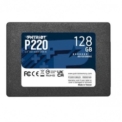 Внутренний жесткий диск Patriot P220 P220S128G25 (SSD (твердотельные), 128 ГБ, 2.5 дюйма, SATA)