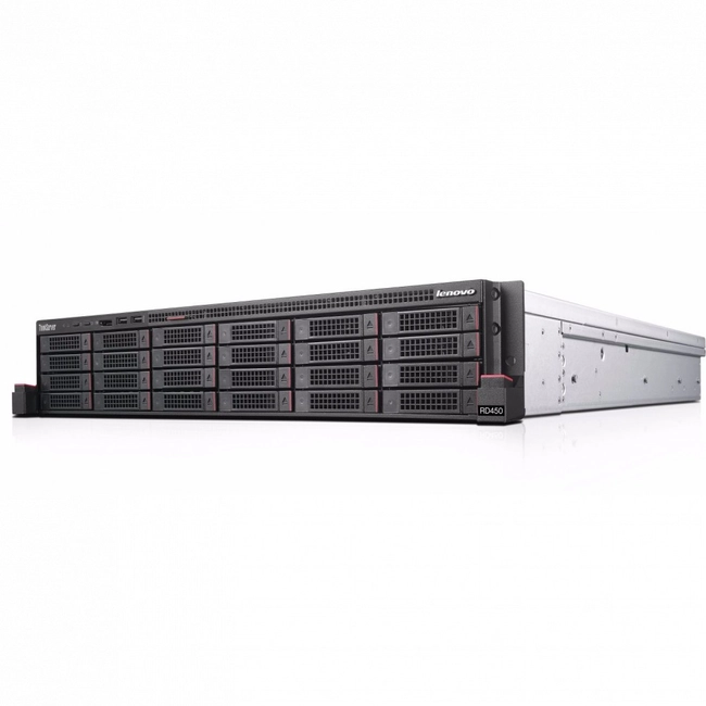 Сервер Lenovo ThinkServer RD450 70DE0004EA/2 (2U Rack, Xeon E5-2620 v3, 2400 МГц, 6, 15)