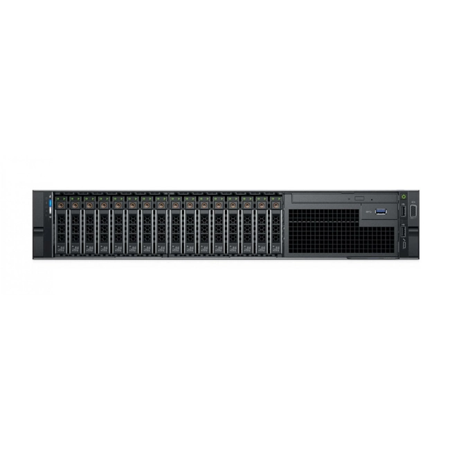 Сервер Dell PowerEdge R740 210-AKXJ-301 (2U Rack, Xeon Silver 4210, 2200 МГц, 10, 13.75, 1 x 16 ГБ, SFF 2.5", 1x 1.2 ТБ)