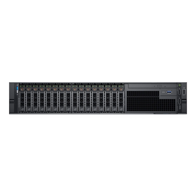 Сервер Dell R740-4470 (2U Rack, Xeon Gold 5220, 2200 МГц, 18, 24.75, 2 x 32 ГБ, SFF 2.5", 1x 1.2 ТБ)