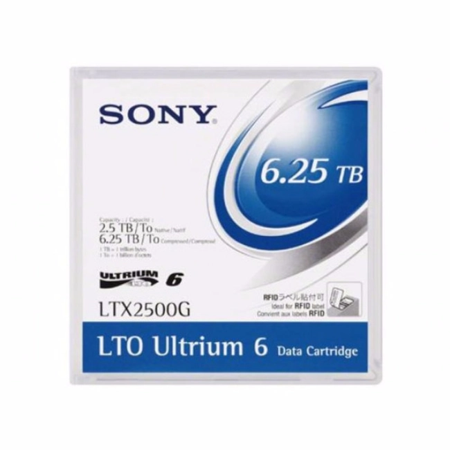 Ленточный носитель информации Sony Ultrium LTO6 LTX2500GN (LTO-6, 1 шт)