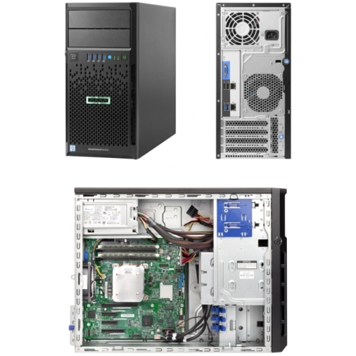 Сервер HPE ProLiant ML30 Gen9 P9J10A (Tower, Pentium G4400, 3300 МГц, 2, 3)