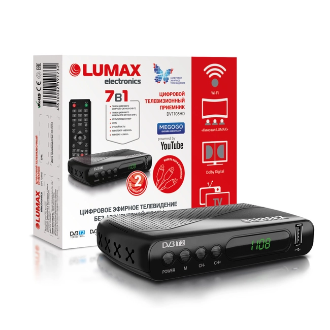 Опция к профессиональным панелям LUMAX DV1108HD