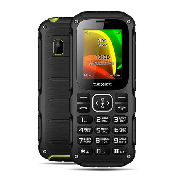 Мобильный телефон TeXet TM-504R TM-504R цвет черный-зелен