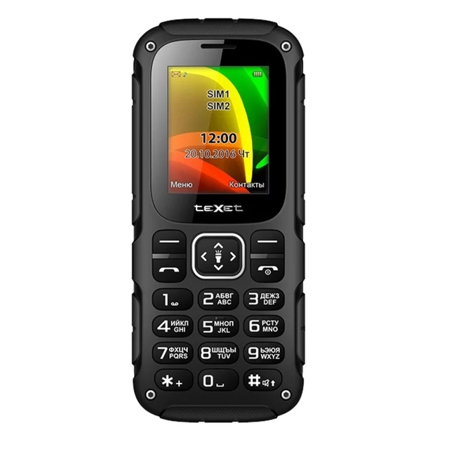 Мобильный телефон TeXet TM-504R Красный TM-504R цвет черный-красн