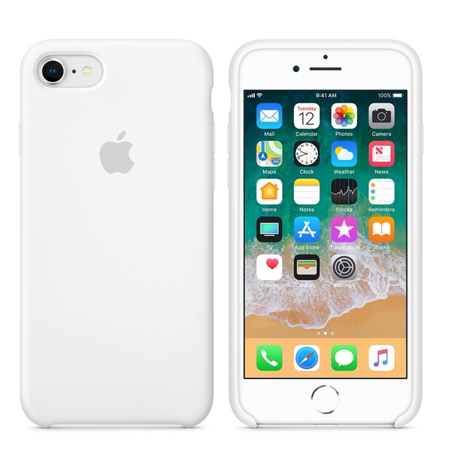 Аксессуары для смартфона Apple iPhone 8 / 7 Silicone Case - White MQGL2ZM/A