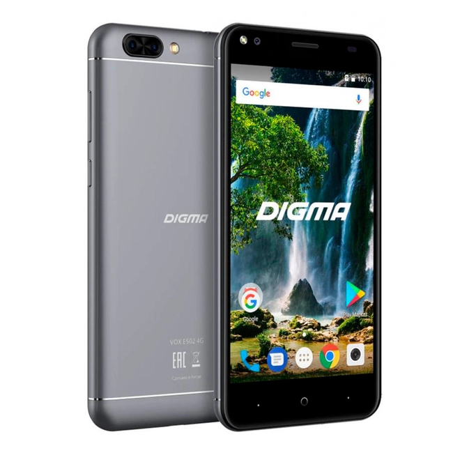 Смартфон Digma VOX E502, 16GB - Gray VS5036PL