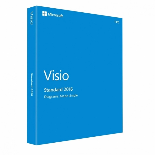 Офисный пакет Microsoft Visio Std 2016 32-bit, x64 Russian D86-05540