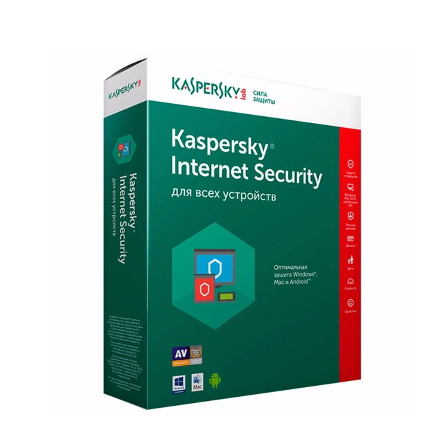 Антивирус Kaspersky Internet Security 2017 Renewal KL1941Box17R (Продление лицензии)