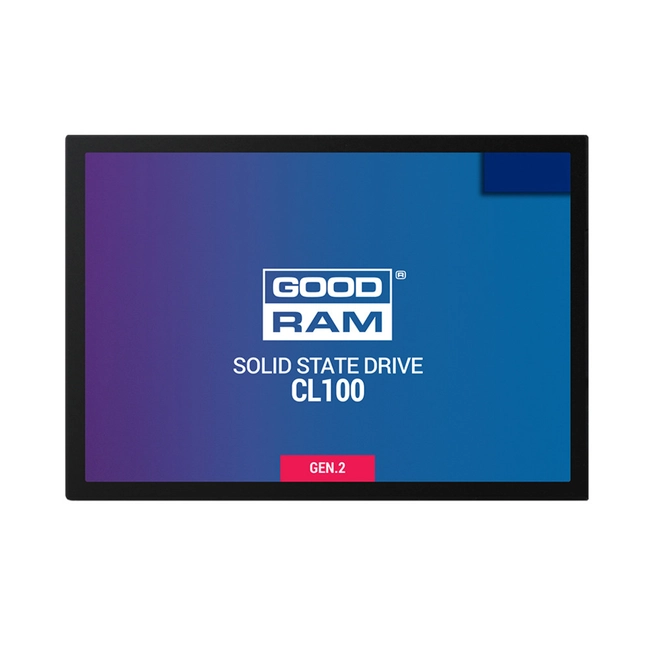 Внутренний жесткий диск GoodRam CL10 GEN.2 SSDPR-CL100-120-G2 (SSD (твердотельные), 120 ГБ, 2.5 дюйма, SATA)