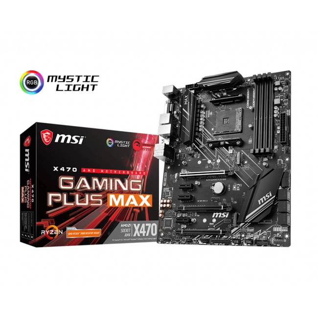 Материнская плата MSI X470 GAMING PLUS MAX (ATX, AMD AM4)