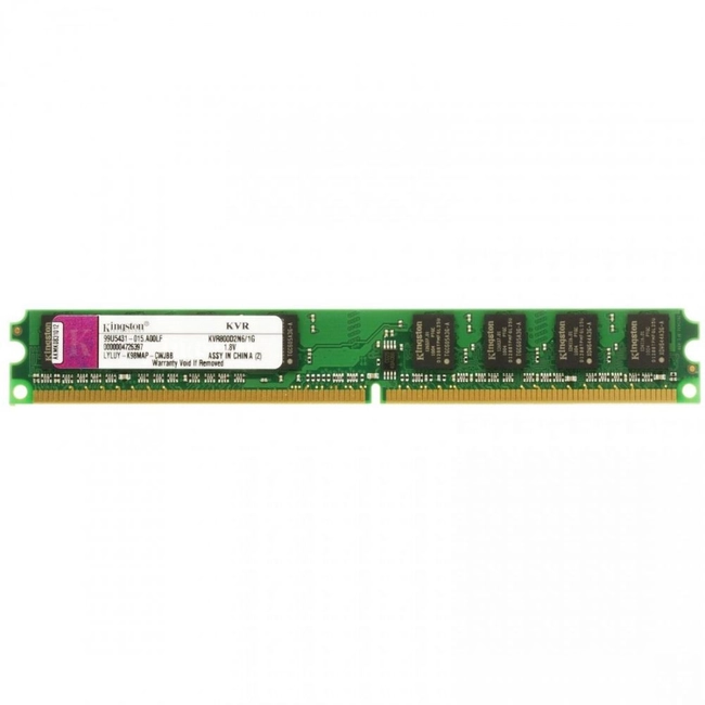 ОЗУ Kingston DDR-II 1GB (PC2-6400) 800MHz KVR800D2N6/1G (DIMM, DDR2, 1 Гб, 800 МГц)
