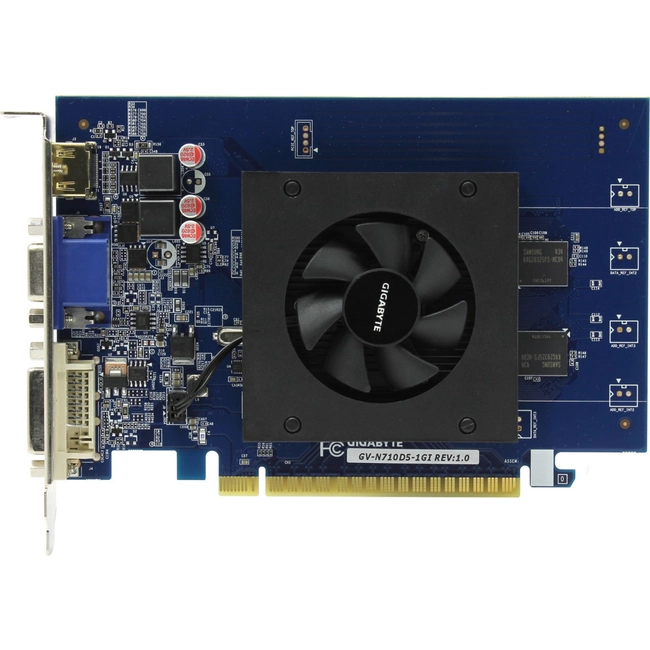 Видеокарта Gigabyte GeForce GT 710 GV-N710D5-1GI (1 ГБ)