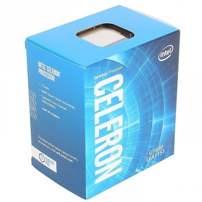 Процессор Intel Celeron G3930 BX80677G3930SR35K (2.9 ГГц, 2 МБ, BOX)