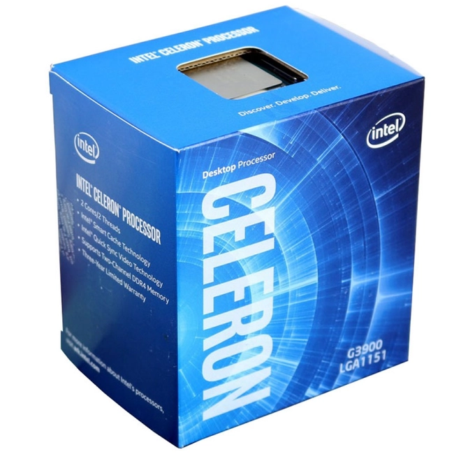 Процессор Intel Celeron G3900 Box BX80662G3900SR2HV (2.8 ГГц, 2 МБ, BOX)