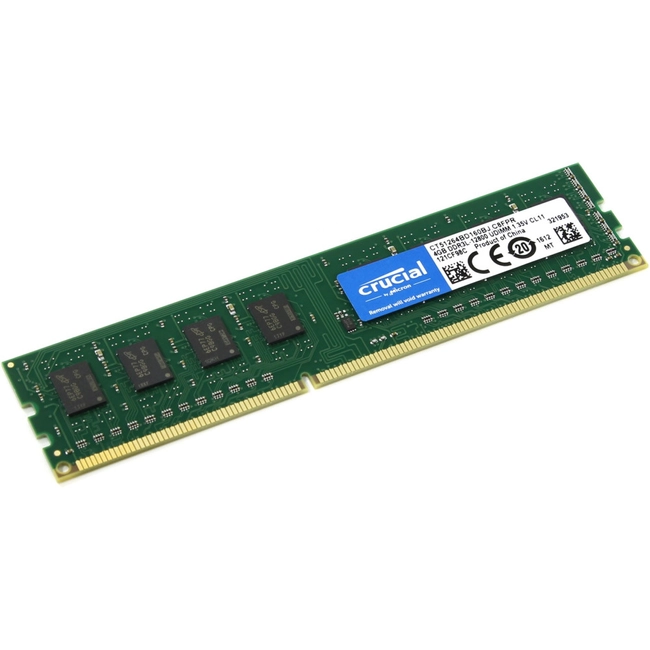ОЗУ Crucial 4GB CT51264BD160BJ (DIMM, DDR3, 4 Гб, 1600 МГц)