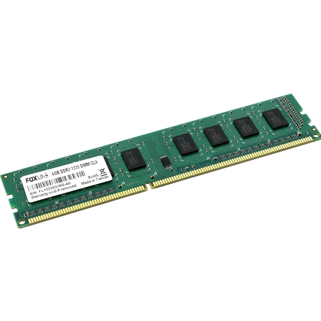 ОЗУ Foxline DIMM 4GB 1600 DDR3 FL1600D3U11SL-4G (DIMM, DDR3, 4 Гб, 1600 МГц)