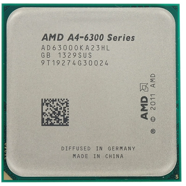 Процессор AMD A4-6300 Box AD6300OKHLBOX (3.7 ГГц, 1 МБ)