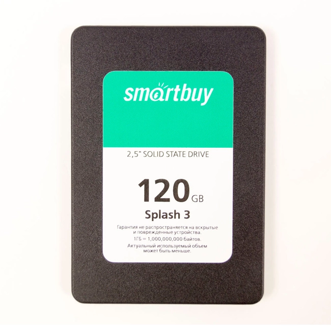 Внутренний жесткий диск SmartBuy Smartbuy SSD 120Gb SB120GB-SPLH3-25SAT3 (SSD (твердотельные), 120 ГБ, 2.5 дюйма, SATA)