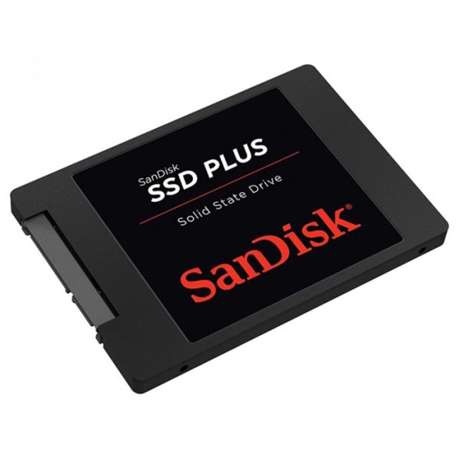 Внутренний жесткий диск SanDisk SSD Plus SDSSDA-120G-G27 (SSD (твердотельные), 120 ГБ, 2.5 дюйма, SATA)