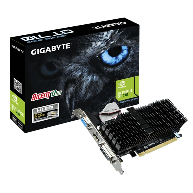 Видеокарта Gigabyte GeForce GT 710 v2.0 GV-N710SL-1GLV2.0