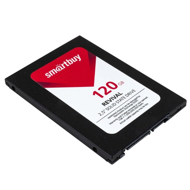 Внутренний жесткий диск SmartBuy SSD 120Gb Revival 3 SB120GB-RVVL3-25SAT3 (SSD (твердотельные), 120 ГБ, 2.5 дюйма, SATA)