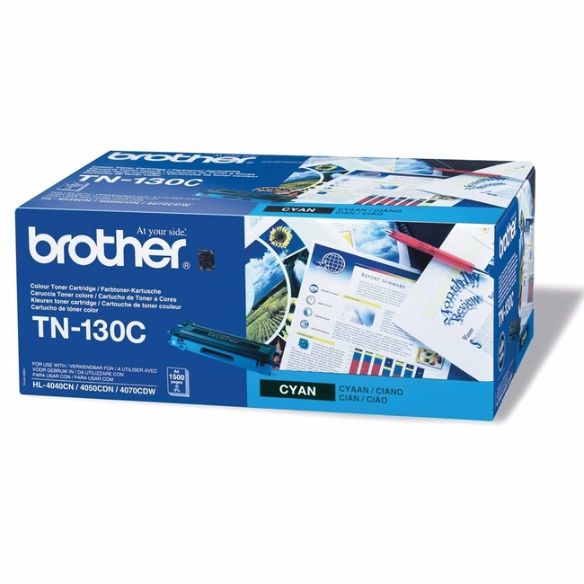 Тонер Brother TN130C для HL-4040CN, HL-4050CDN, DCP-9040CN, MFC-9440CN голубой