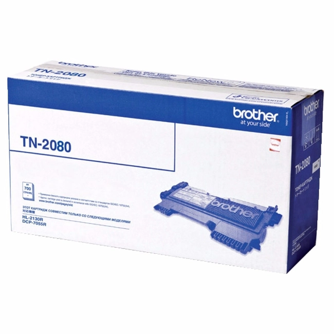 Тонер Brother TN2080 для HL-2130R, DCP-7055R, DCP-7055WR