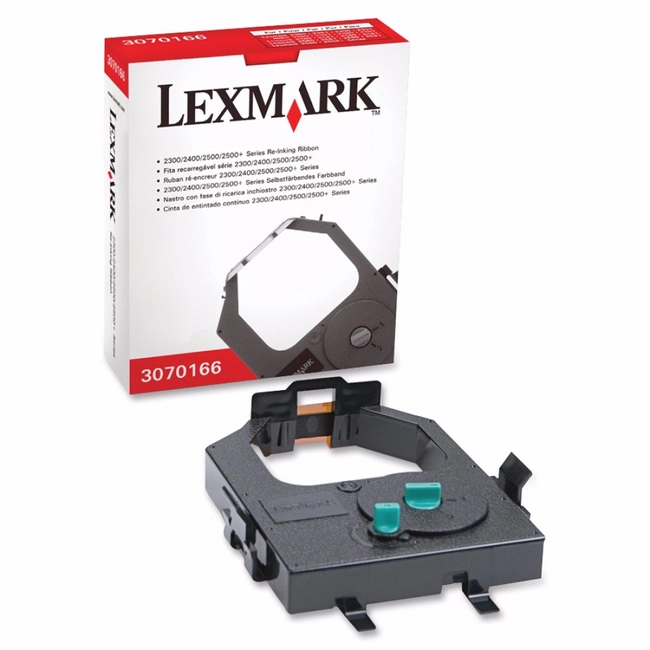 картридж Lexmark Самоокрашивающаяся черная лента стандартной емкости 3070166
