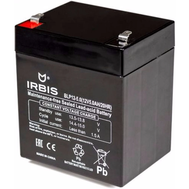 Сменные аккумуляторы АКБ для ИБП Irbis BLP12-5.0 (12 В)