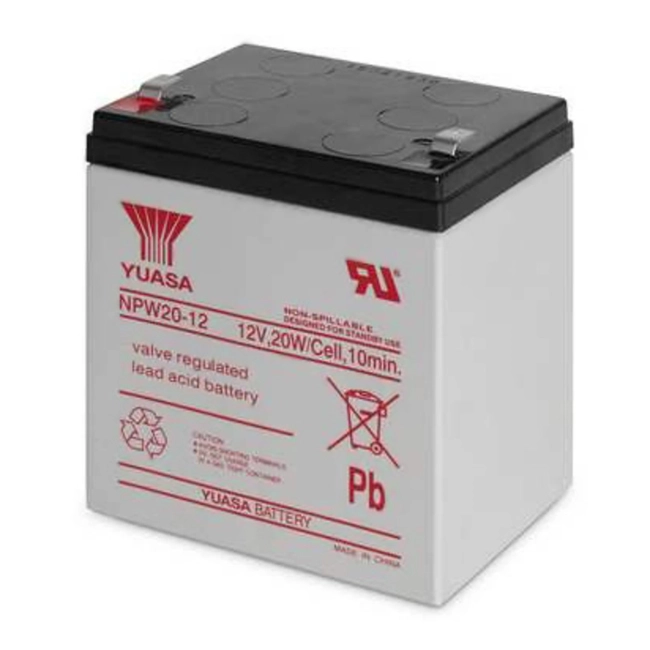 Сменные аккумуляторы АКБ для ИБП Yuasa Батарея NPW 20-12 (12 В/4.5 Ач) 14249 (12 В)