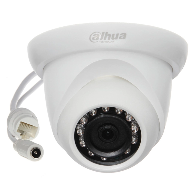 IP видеокамера Dahua DH-IPC-HDW1020SP-0360B-S3 (Купольная, Внутренней установки, Проводная, Фиксированный объектив, 3.6 мм, 1/4", 1 Мп ~ 1280×720 HD)