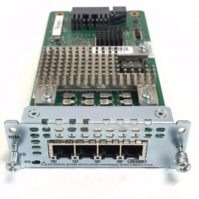 Сетевое устройство Cisco 4-port Network Interface Module NIM-4BRI-NT/TE= (Модуль)