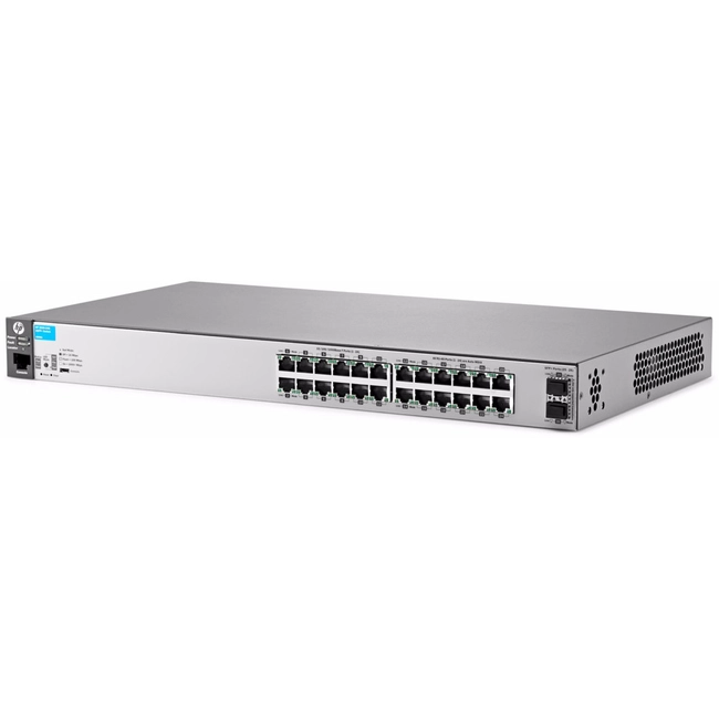 Коммутатор HPE 2530-24G-2SFP+ Switch J9856A (1000 Base-TX (1000 мбит/с), 2 SFP порта)