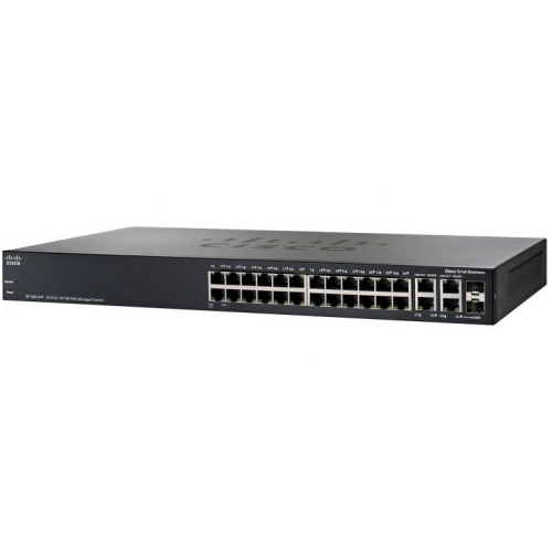 Коммутатор Cisco Small Business SF300-24PP SF300-24PP-K9-EU (100 Base-TX (100 мбит/с))