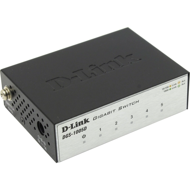 Коммутатор D-link DGS-1005D/I2A (1000 Base-TX (1000 мбит/с))