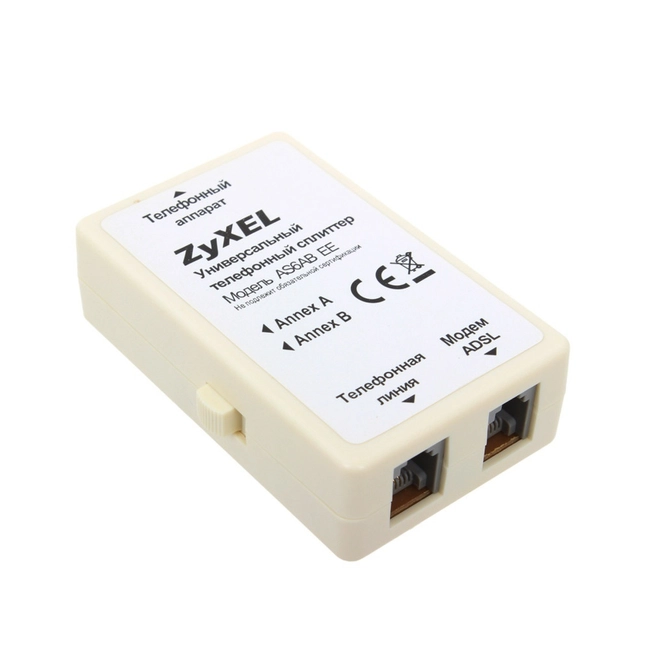 Сетевое устройство Zyxel AS 6 EE (Annex A+B) (Сплиттер)