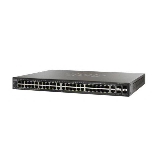Коммутатор Cisco SG550X-48-K9-EU (1000 Base-TX (1000 мбит/с), 2 SFP порта)