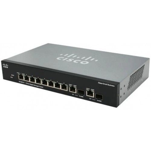 Коммутатор Cisco Small Business SG300-10 SRW2008-K9-G5 (1000 Base-TX (1000 мбит/с))