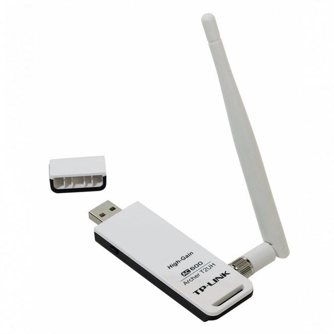 Сетевая карта TP-Link двухдиапазонный Wi-Fi USB-адаптер высокого усиления AC600 Archer T2UH