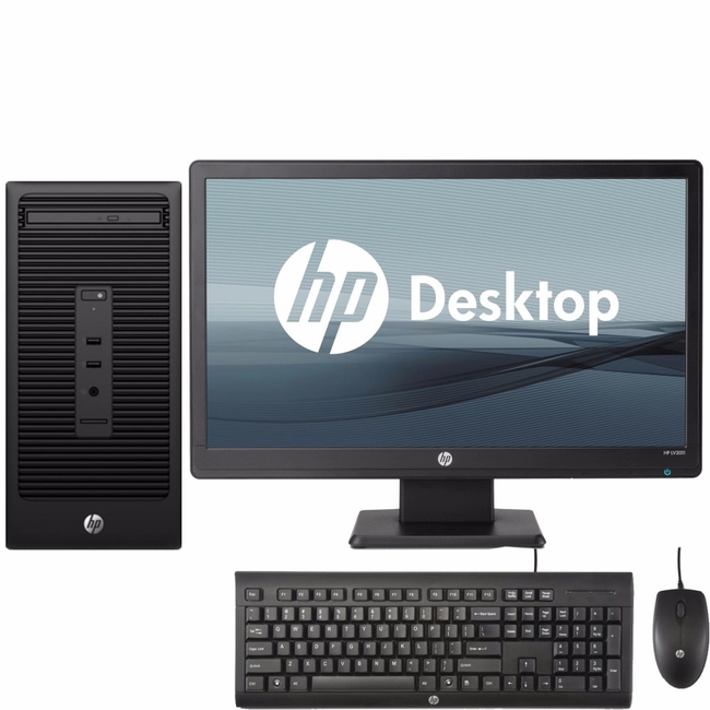 Настольный компьютерный комплект HP Bundle 280 G2 MT 1QL93ES (HP V213a, Pentium, G4400, 3.3 ГГц, 4, HDD, 500 ГБ, Windows 10 Pro)