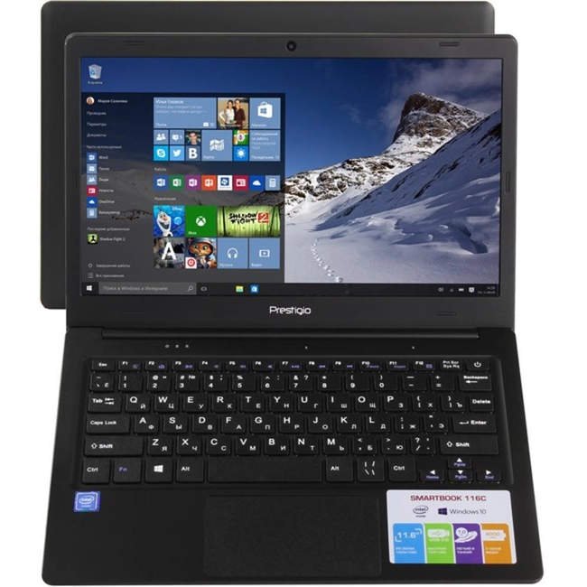 Ноутбук Prestigio SmartBook 141C LHPSB141C01BFHBKCIS (14.1 ", FHD 1920x1080 (16:9), Atom, 2 Гб, SSD)