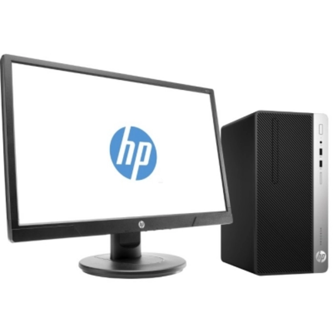 Настольный компьютерный комплект HP Bundle 400 G4 MT 1QP37ES (HP V213a, Core i3, 7100, 3.9 ГГц, 4, HDD, 500 ГБ, Windows 10 Pro)