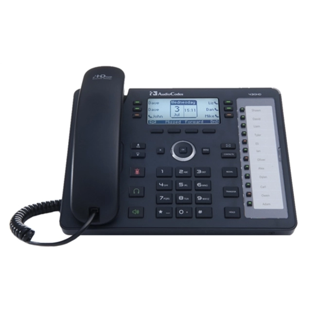 IP Телефон AudioCodes 430HD IP-Phone UC430HDEPSG (Поддержка PoE)