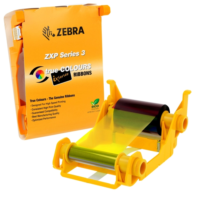 Расходный материал Zebra Красящая лента YMCKO для ZXP3, 280 отпечатков 800033-340